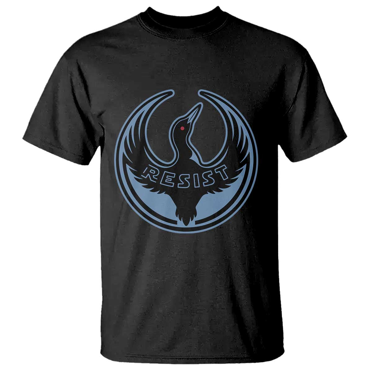 Minnesota Resist Loon Rebellion Emblem T Shirt TS02 Black Print Your Wear