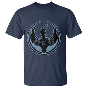 Minnesota Resist Loon Rebellion Emblem T Shirt TS02 Navy Print Your Wear