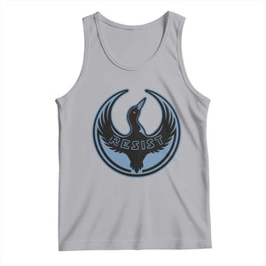 Minnesota Resist Loon Rebellion Emblem Tank Top TS02 Athletic Heather Print Your Wear