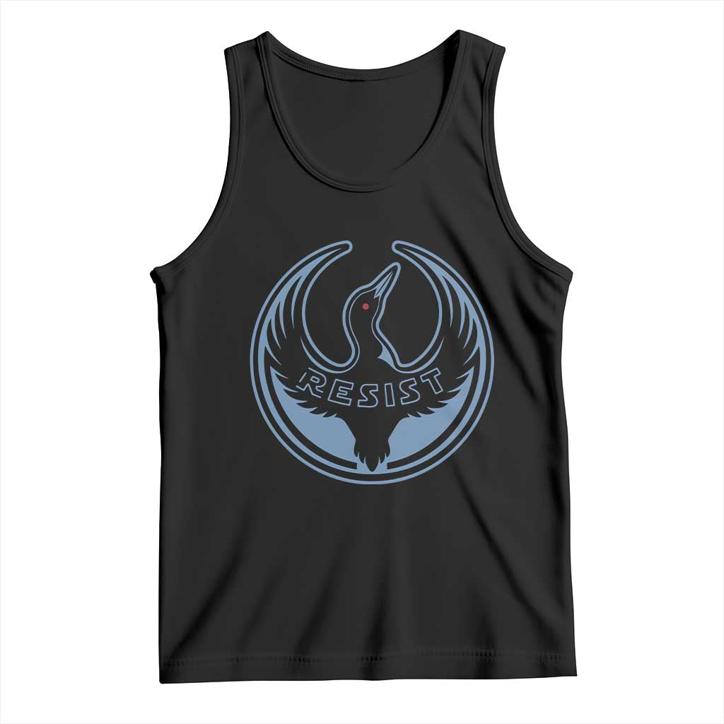 Minnesota Resist Loon Rebellion Emblem Tank Top TS02 Black Print Your Wear