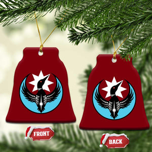 Minnesota Rebel Loon Star Emblem Ceramic Ornament Rebellion Symbolic Unity Graphic TS02 Print Your Wear
