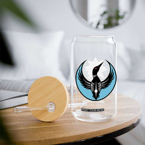 Minnesota Rebel Loon Star Emblem Glass Can Rebellion Symbolic Unity Graphic TS02 Print Your Wear