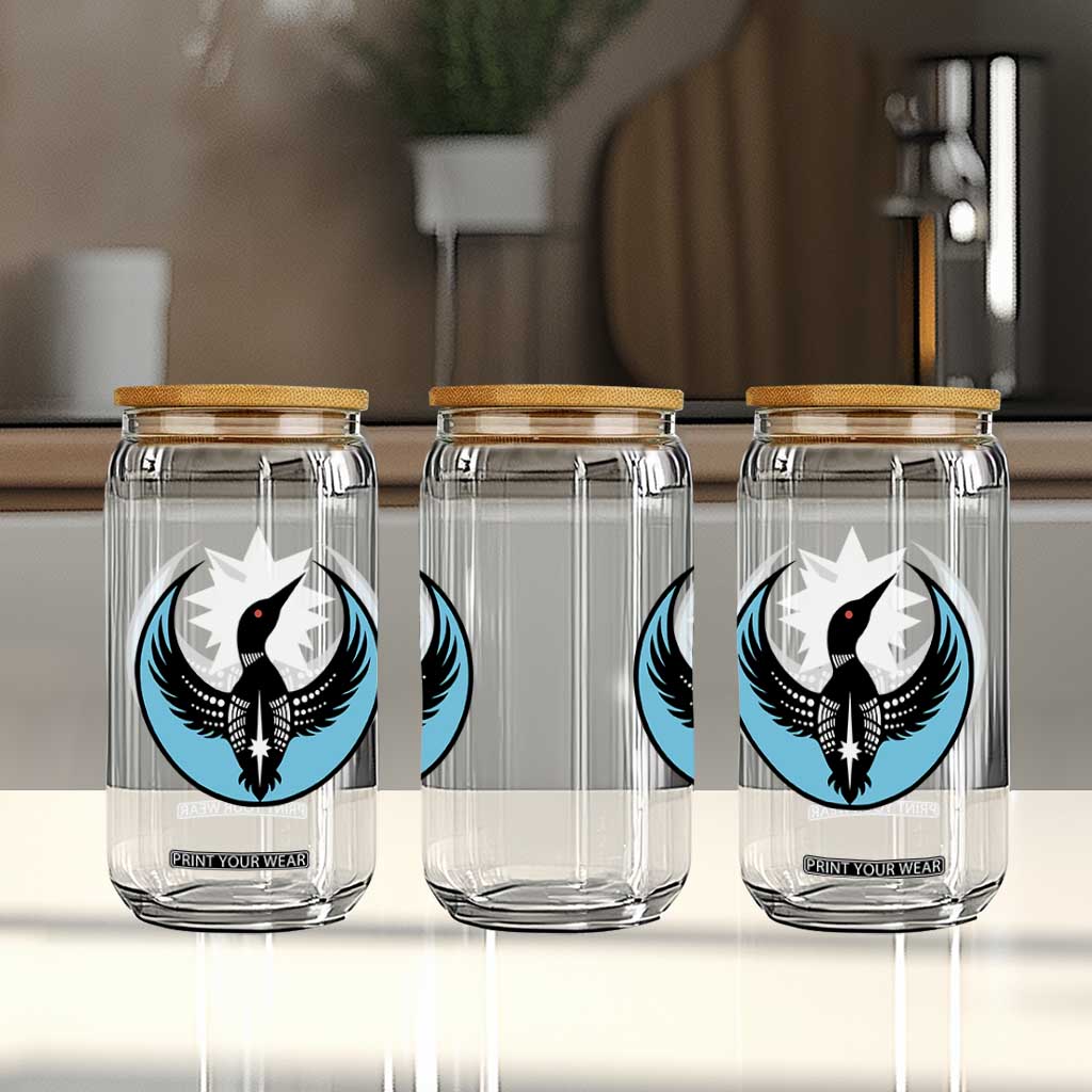 Minnesota Rebel Loon Star Emblem Glass Can Rebellion Symbolic Unity Graphic TS02 Print Your Wear