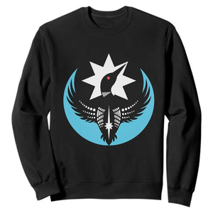 Minnesota Rebel Loon Star Emblem Sweatshirt Rebellion Symbolic Unity Graphic TS02 Black Print Your Wear