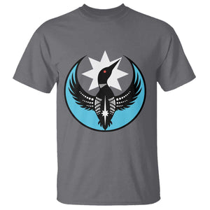 Minnesota Rebel Loon Star Emblem T Shirt Rebellion Symbolic Unity Graphic TS02 Charcoal Print Your Wear