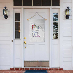 Pretti Good Minnesota Tribute Garden Flag Rest in Power Rainbow Memorial TS02 Print Your Wear