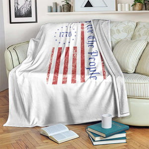 Be Pretti Good 1776 Flag Throw Blanket We The People Patriotic Protest TS02 Print Your Wear