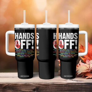 Resist Hands Off Tumbler With Handle Protect USA American We The People TS02 Print Your Wear