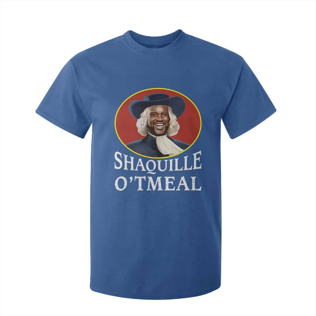 Funny Shaquille Oatmeal T Shirt For Kid Shaq O'neal Meme Cereal Parody TS02 Royal Blue Print Your Wear