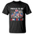 Patriotic American Cat T Shirt Proud To Be An Americat US Flag 4th Of July TS02 Black Print Your Wear