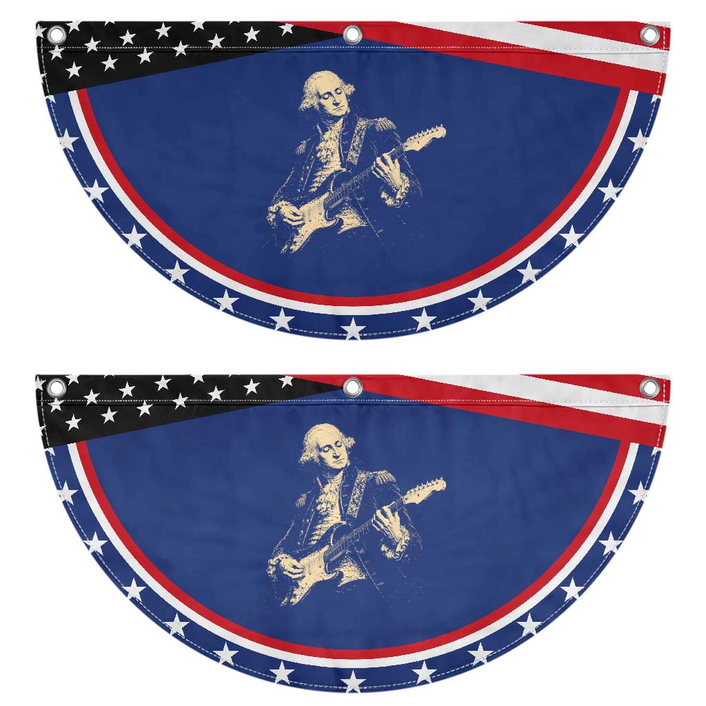 George Washington Rock Star Vintage Portrait Patriotic Fan Flag Funny Electric Guitar Player Founding Father Retro Aesthetic Graphic TS02 2pcs pack Classic Navy Print Your Wear