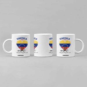Venezuela Strong Healing Support Coffee Mug Hope Grows Through Cracks Venezuelan Flag Heart TS02 Print Your Wear
