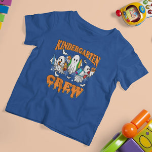 Kindergarten Boo Crew T Shirt For Kid For Teacher Student Funny Halloween TS02 Royal Blue Printyourwear