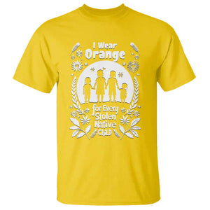 Orange Shirt Day T Shirt I Wear Orange For Every Stolen Native Child Support American Indian TS02 Daisy Print Your Wear