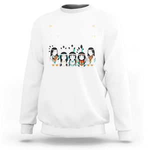 Orange Shirt Day Sweatshirt I Wear Orange For Every Stolen Native Child Indigenous American Indian TS02 White Print Your Wear