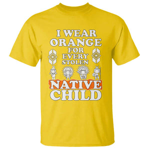 Orange Shirt Day T Shirt I Wear Orange For Every Stolen Native Child American Indian TS02 Daisy Print Your Wear