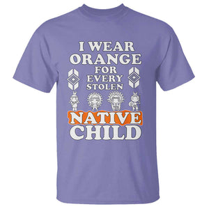 Orange Shirt Day T Shirt I Wear Orange For Every Stolen Native Child American Indian TS02 Violet Print Your Wear