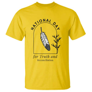 Orange Shirt Day T Shirt National Day For Truth And Reconciliation Native Feather TS02 Daisy Print Your Wear