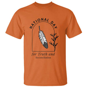 Orange Shirt Day T Shirt National Day For Truth And Reconciliation Native Feather TS02 Orange Print Your Wear