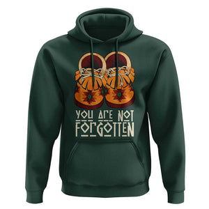 Orange Shirt Day Hoodie You Are Not Forgotten Native American Every Child Shoes TS02 Dark Forest Green Print Your Wear