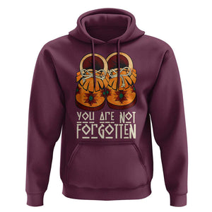 Orange Shirt Day Hoodie You Are Not Forgotten Native American Every Child Shoes TS02 Maroon Print Your Wear