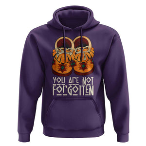 Orange Shirt Day Hoodie You Are Not Forgotten Native American Every Child Shoes TS02 Purple Print Your Wear