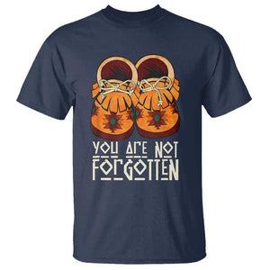 Orange Shirt Day T Shirt You Are Not Forgotten Native American Every Child Shoes TS02 Navy Print Your Wear