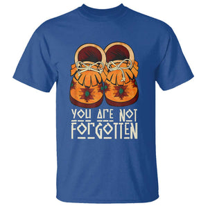 Orange Shirt Day T Shirt You Are Not Forgotten Native American Every Child Shoes TS02 Royal Blue Print Your Wear