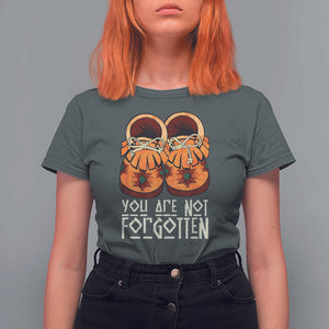 Orange Shirt Day T Shirt For Women You Are Not Forgotten Native American Every Child Shoes TS02 Dark Heather Print Your Wear