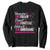 Breast Cancer Awareness Sweatshirt Remember The Fallen Support The Fighters TS02 Black Print Your Wear