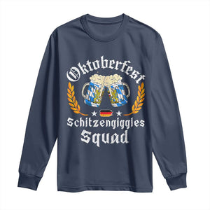 Oktoberfest Squad Long Sleeve Shirt Bavarian Festival Munich Beer TS02 Navy Print Your Wear