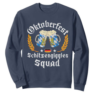 Oktoberfest Squad Sweatshirt Bavarian Festival Munich Beer TS02 Navy Print Your Wear