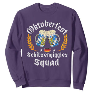 Oktoberfest Squad Sweatshirt Bavarian Festival Munich Beer TS02 Purple Print Your Wear