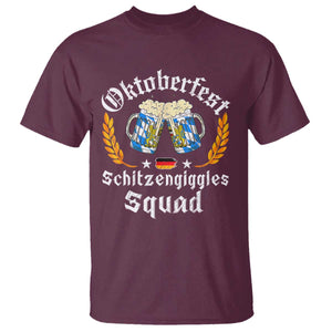 Oktoberfest Squad T Shirt Bavarian Festival Munich Beer TS02 Maroon Print Your Wear