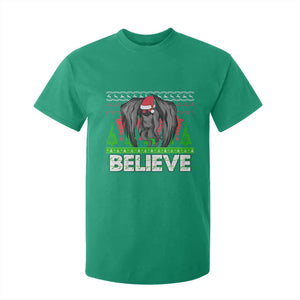 Funny Mothman Santa T Shirt For Kid Believe Merry Mothmas TS02 Irish Green Print Your Wear