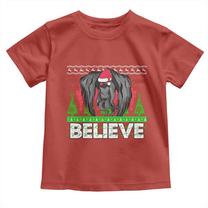 Funny Mothman Santa Toddler T Shirt Believe Merry Mothmas TS02 Red Print Your Wear