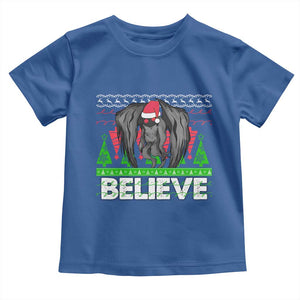 Funny Mothman Santa Toddler T Shirt Believe Merry Mothmas TS02 Royal Blue Print Your Wear