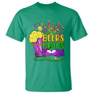 Funny Mardi Gras T Shirt Beer Beads Boobs New Orleans TS02 Irish Green Printyourwear