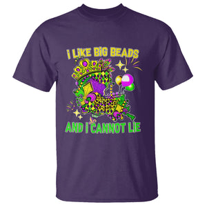 Mardi Gras T Shirt I Like Big Beads And I Can Not Lie New Orleans TS02 Purple Printyourwear