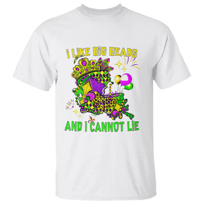 Mardi Gras T Shirt I Like Big Beads And I Can Not Lie New Orleans TS02 White Printyourwear