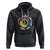 Mardi Gras Hoodie Peace Love King Cake Party Carnival Costume TS02 Black Printyourwear