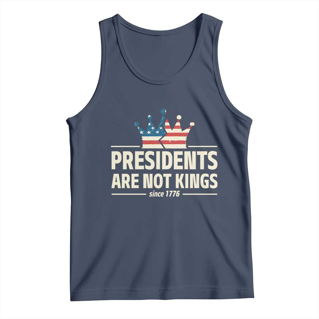 Presidents Are Not Kings Tank Top Since 1776 American Flag TS02 Navy Print Your Wear