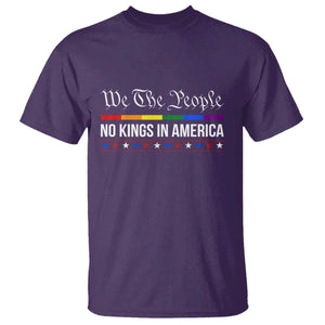 No Kings In America T Shirt We The People TS02 Purple Print Your Wear