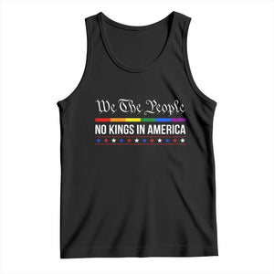 No Kings In America Tank Top We The People TS02 Black Print Your Wear