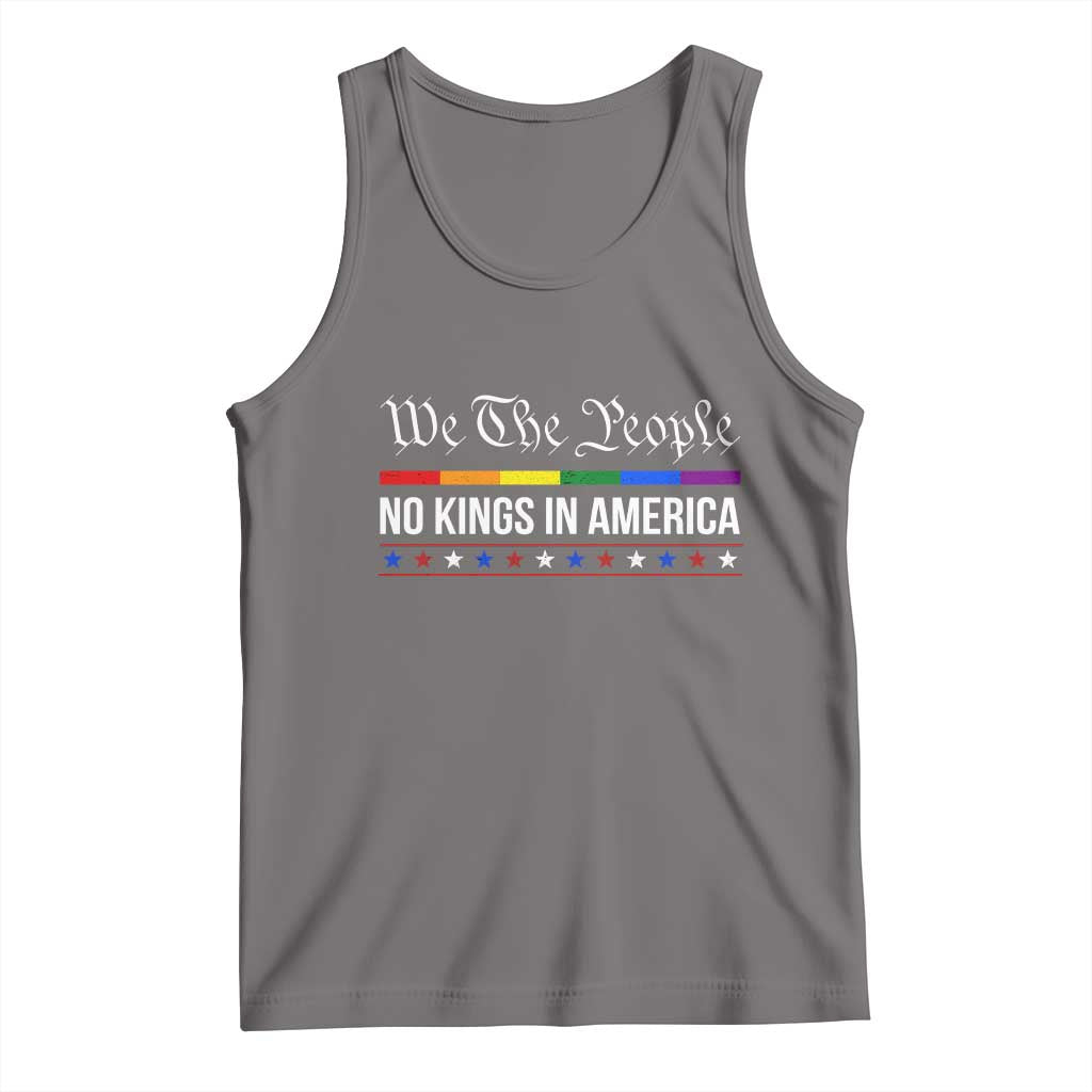 No Kings In America Tank Top We The People TS02 Deep Heather Print Your Wear