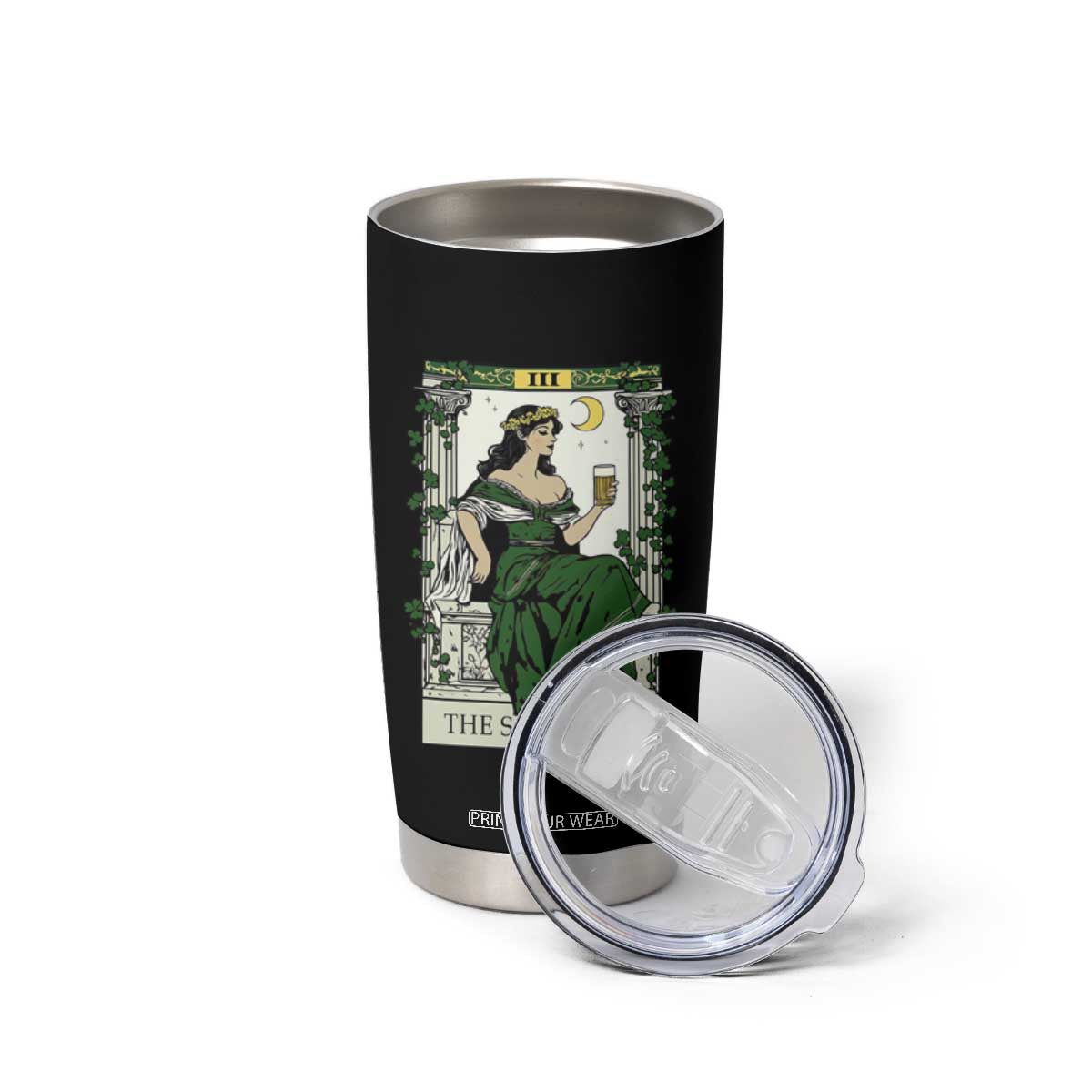 The Sassy Lass Tarot Card Tumbler Cup Funny St Patrick's Day TS02 Print Your Wear