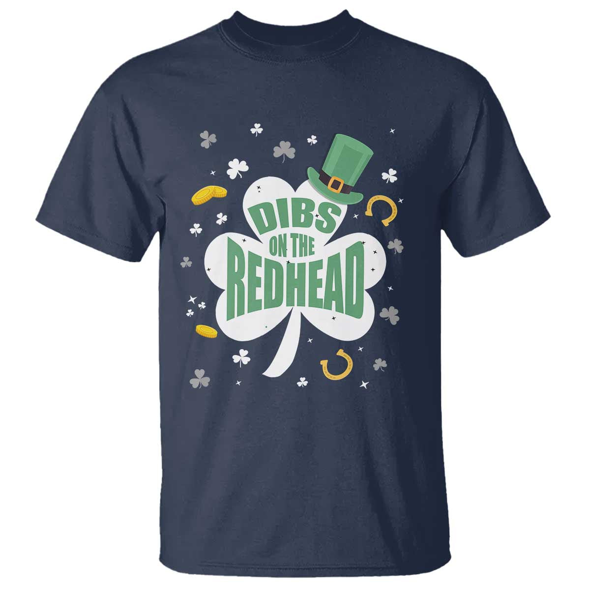 Funny Irish St Patricks Day T Shirt Prone To Shenanigans TS02 Navy Print Your Wear