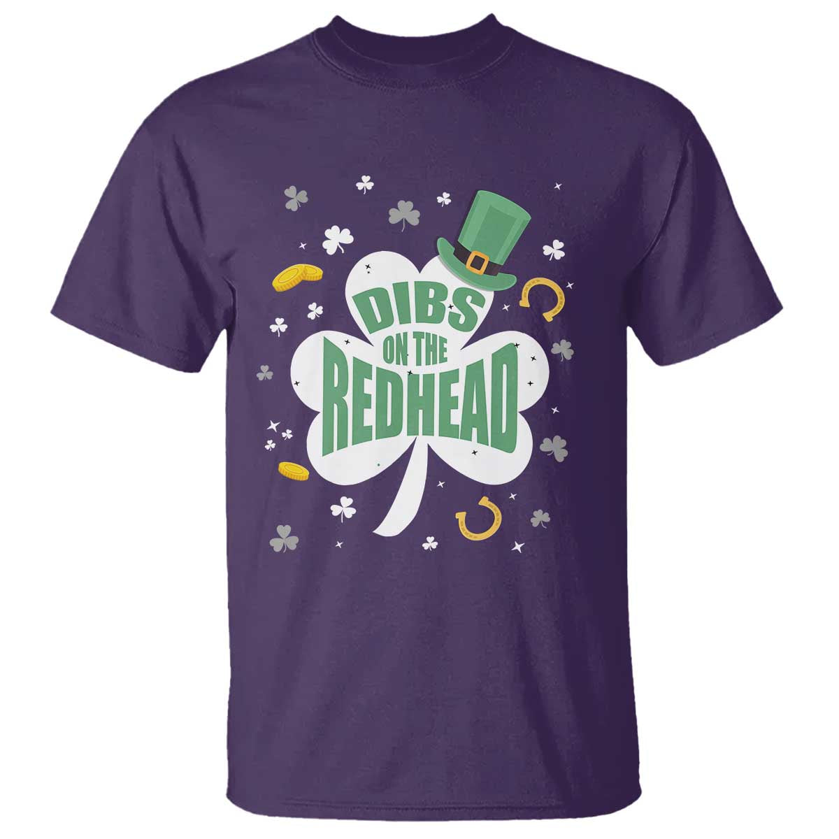 Funny Irish St Patricks Day T Shirt Prone To Shenanigans TS02 Purple Print Your Wear
