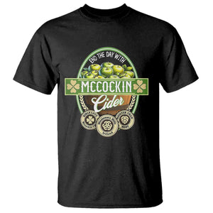 Mccockin Cider T Shirt - Funny St Patrick's Day TS02 Black Print Your Wear