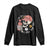 In My T-Ball Mom Era Skeleton Long Sleeve Shirt Baseball Mother's Day TS02 Black Print Your Wear